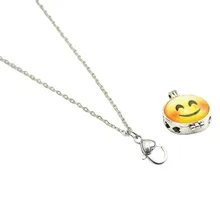 DIY 笑顔顔ジュエリーラブリーおよび暖かい友人愛好家両親ギフト手作りネックレス女(China)