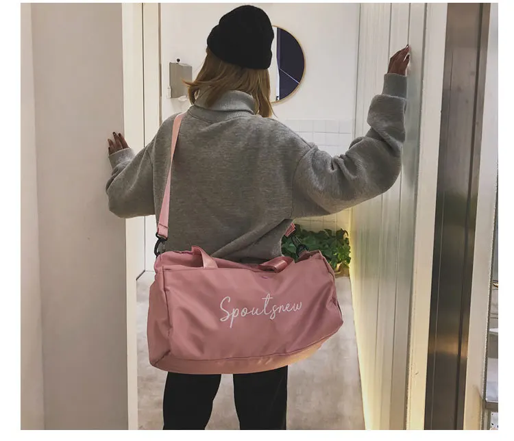 Sports Bags for Women 2019 Sportnew print waterproof sac de sport gym bag Multifunction Handbag training shoulder bag gymtas