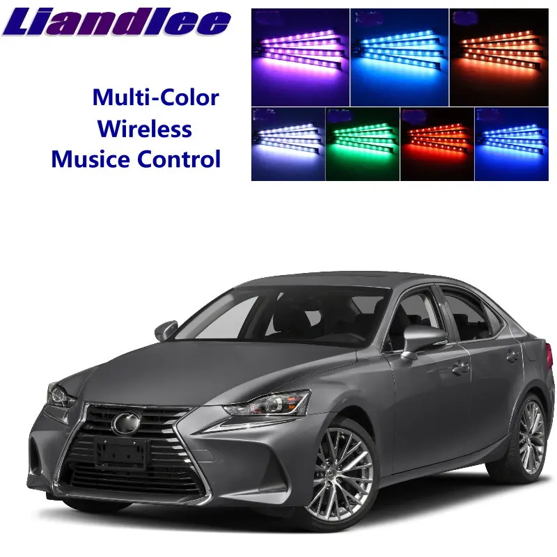 LiandLee Car Interior Floor Decorative  Seats Neon light For Land For Lexus IS IS200 IS250 IS300 IS350 For TOYOTA Altezza