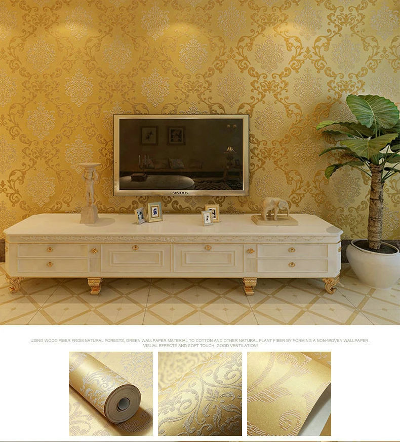 Italian Style Vintage 3D Embossed Background Wallpaper For Living Room Bedroom Decor Damask Floral Wallpaper Roll Wall Papers Italian Style Vintage 3D Embossed Background Wallpaper For Living Room Bedroom Decor Damask Floral Wallpaper Roll Wall Papers