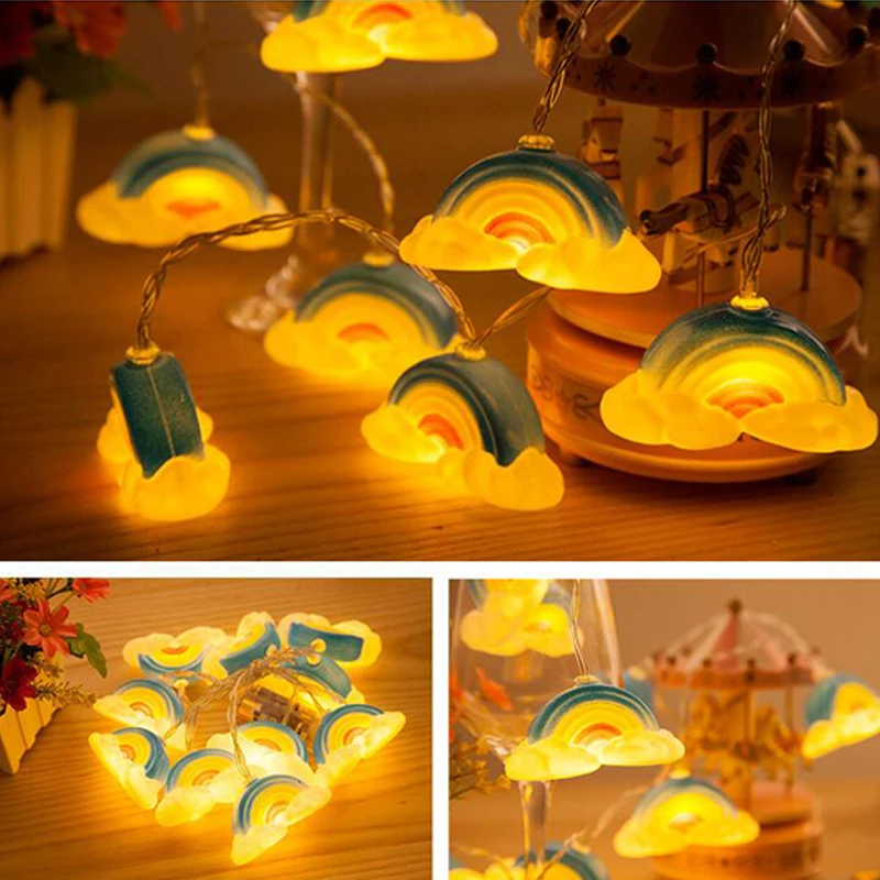 Led WeddingChristmasParty String Fairy Light Christmas LED Led Rainbow String Light Indoor Party Garden Garland lighting (7)