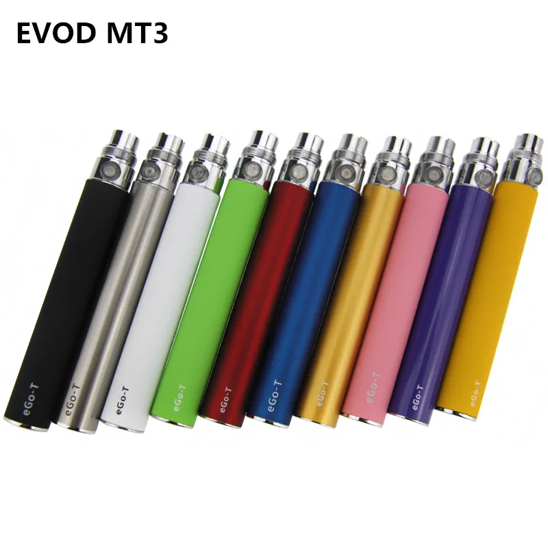 

5pcs/lot Original EGO T Battery evod mt3 Electronic Cigarette ego 510 Thread match CE4 CE5 MT3 650mah 900mah 1100mah vape pen