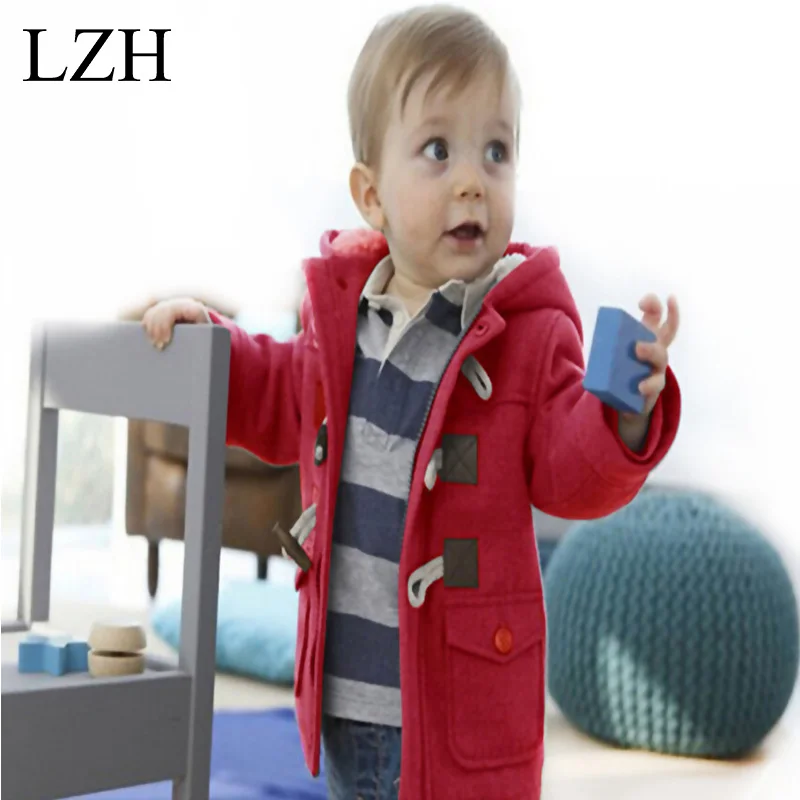 LZH Children Clothes 2016 New Autumn Winter Boys Coats Boys Jackets Girls Outerwear Coat Kids Warm