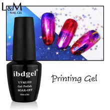 Ibdgel Gel Cola Adesiva de Folha de Transferência de Impressão Ambiental Cola Prego UV Gel