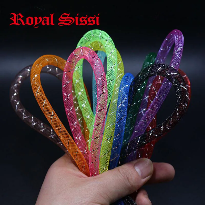 

Royal Sissi hot 12colors Dura Flashing Tubing diameter 8mm fly tying tubes mylar minnow fish saltwater streamers tying materials