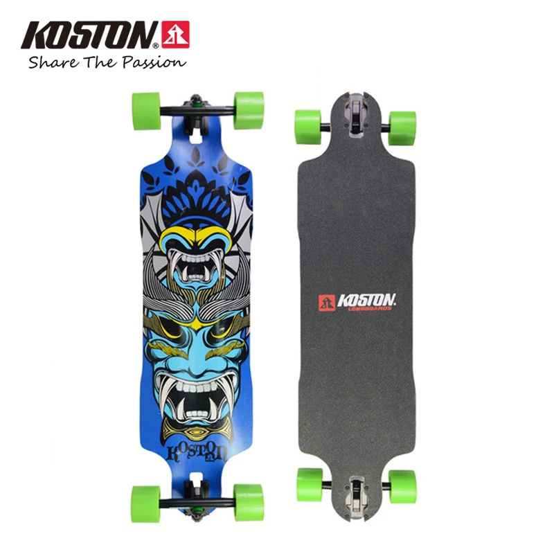 

KOSTON Professional Downhill Longboard Completes 37 Inch Drop Through Long Skateboard 9ply Canadian Maple Laminated Skateboard