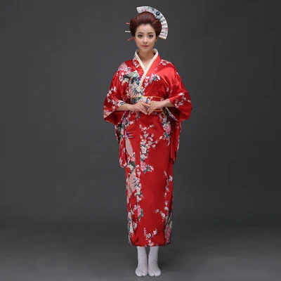 Японское кимоно юката женское китайское кимоно femme geisha haori obi Японская уличная одежда кимоно Харадзюку - Цвет: color7