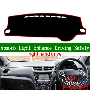 

For CHERY ARRIZO 3 2015 Right Hand Drive Dashboard Cover Car Stickers Sun Shade Dash Mat Carpet Interior Accessories