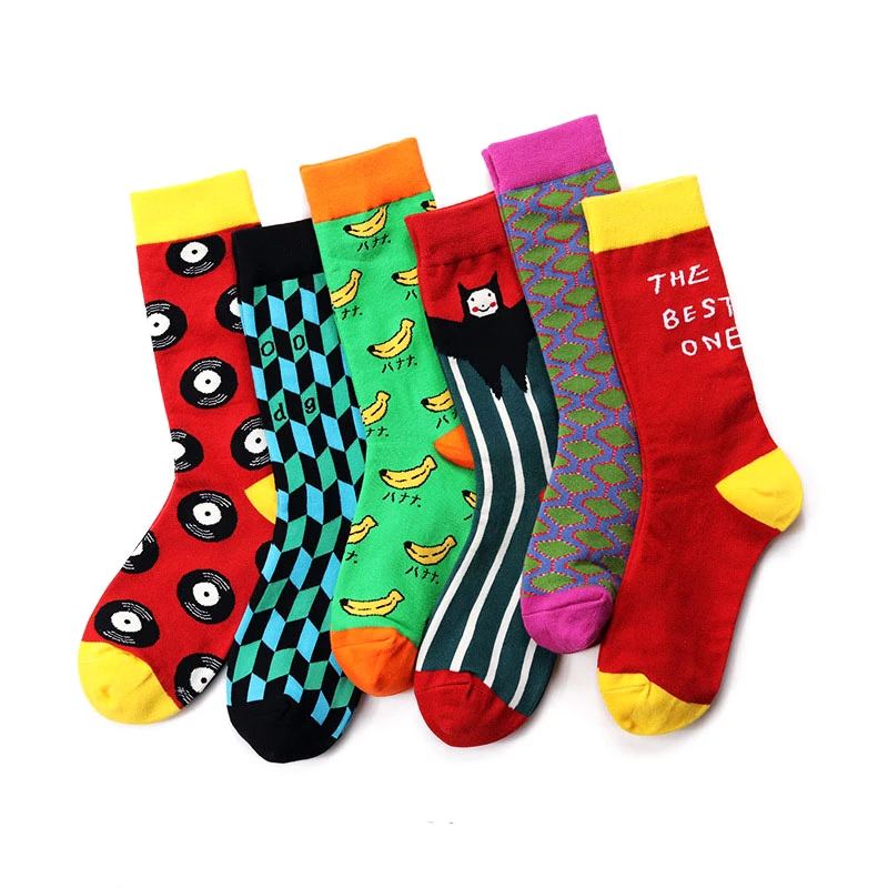 

Literary Fan Retro Personality Cute Happy Ankle Socks Men Short Cotton Cool Crazy Skate Women Funny Hip Hop Streetwear Socks