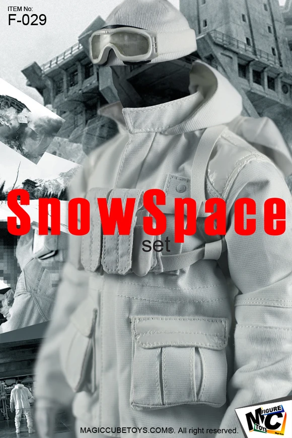 

MCTOYS MCF-029 1/6 Male Snow Space set 1/6 figure Clothing accessories For 12" Collectible Action Figure DIY