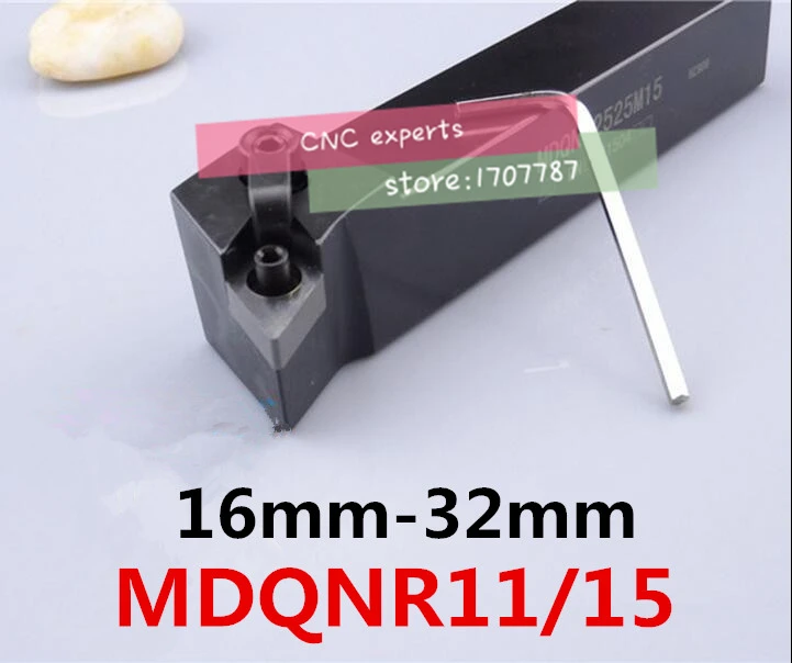 

Угол 107,5 MDQNR1616H11 MDQNR2020K11 MDQNR2525M11 MDQNR2020K15 MDQNR2525M15 MDQNR3232P15 MDQNL правый/левый токарный инструмент с ЧПУ