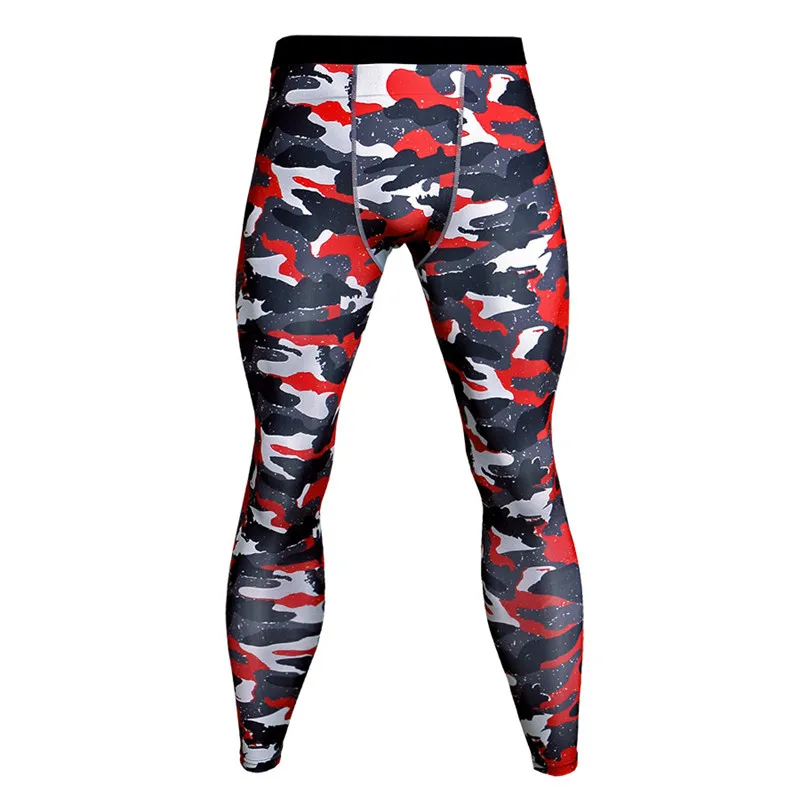 

2019 New Men Compression Leggings Gym Fitness Bodybuilding Pants Run Workout Elasticity Tight Trousers Male Quick Dry Sweatpants