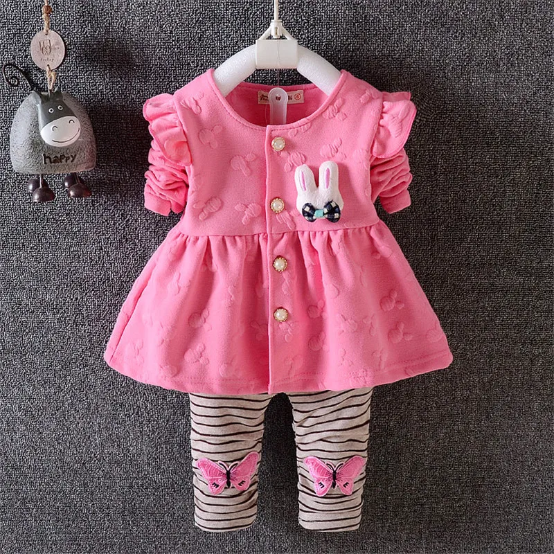 

BibiCola baby girls clothing sets spring autumn kids girls cartoon clothes suit toddler girl princess clothing outfits tracksuit