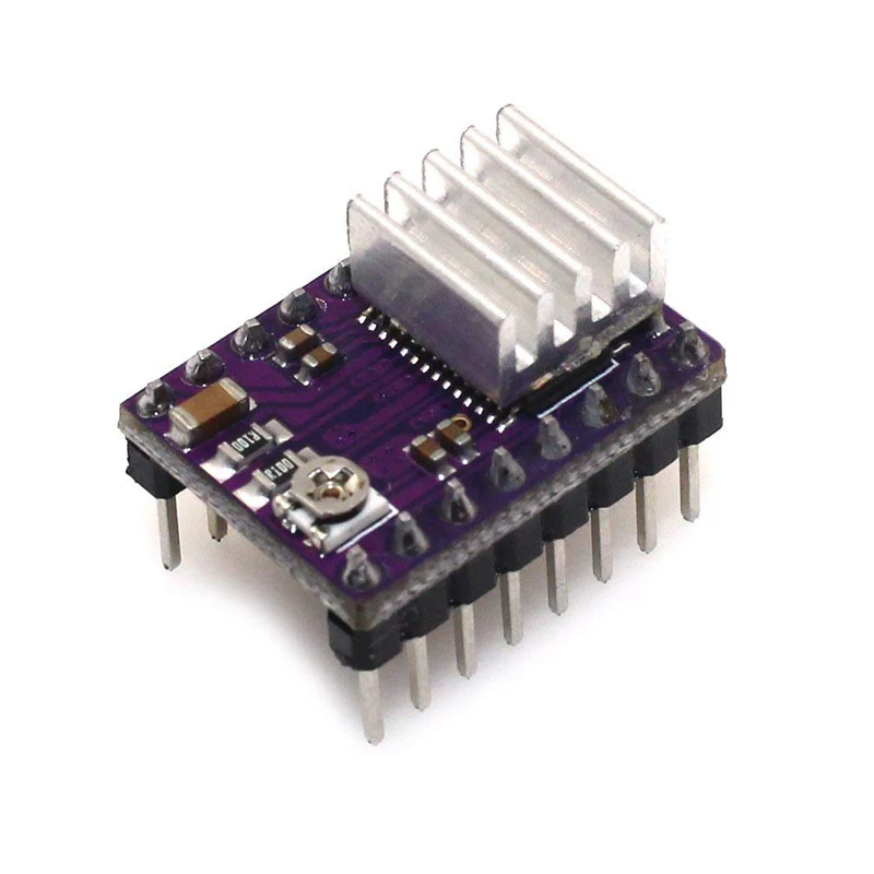 AOKIN DRV8825 4 слойный StepStick шаговый двигатель драйвер модуль с теплоотводом (штыри для