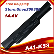 14,4 V Аккумуляторный блок для ноутбука A32-K53 A41-K53 для ASUS K53 K53E X54C X53S X53 K53S X53E