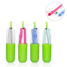 Складной набор силиконовой соломы, многоразовые инструменты для питья на открытом воздухе, портативная соломинка для сока, молока, чая, питья с коробкой для хранения