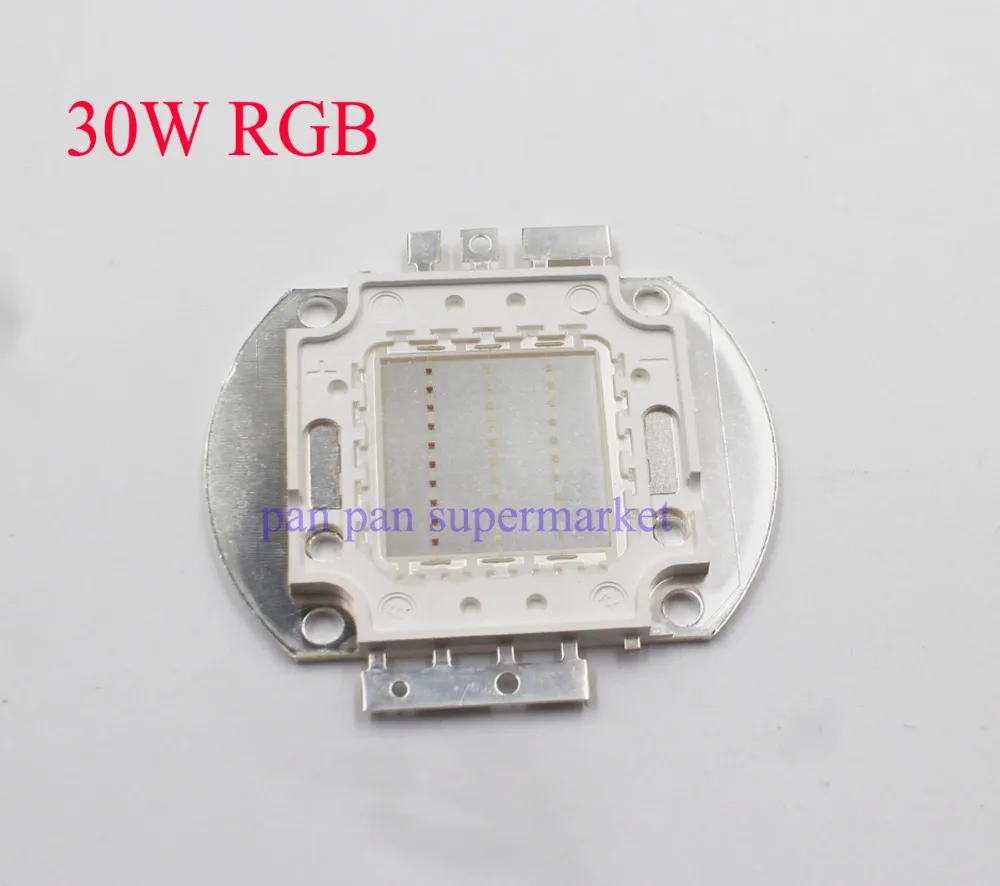 Светодиодный светильник высокой мощности RGB/чип с матрицей rgbw 3 Вт 10 Вт 20 Вт 30 Вт 50 Вт 100 Вт красный зеленый синий белый диод 3 10 20 30 50 100 Вт COB
