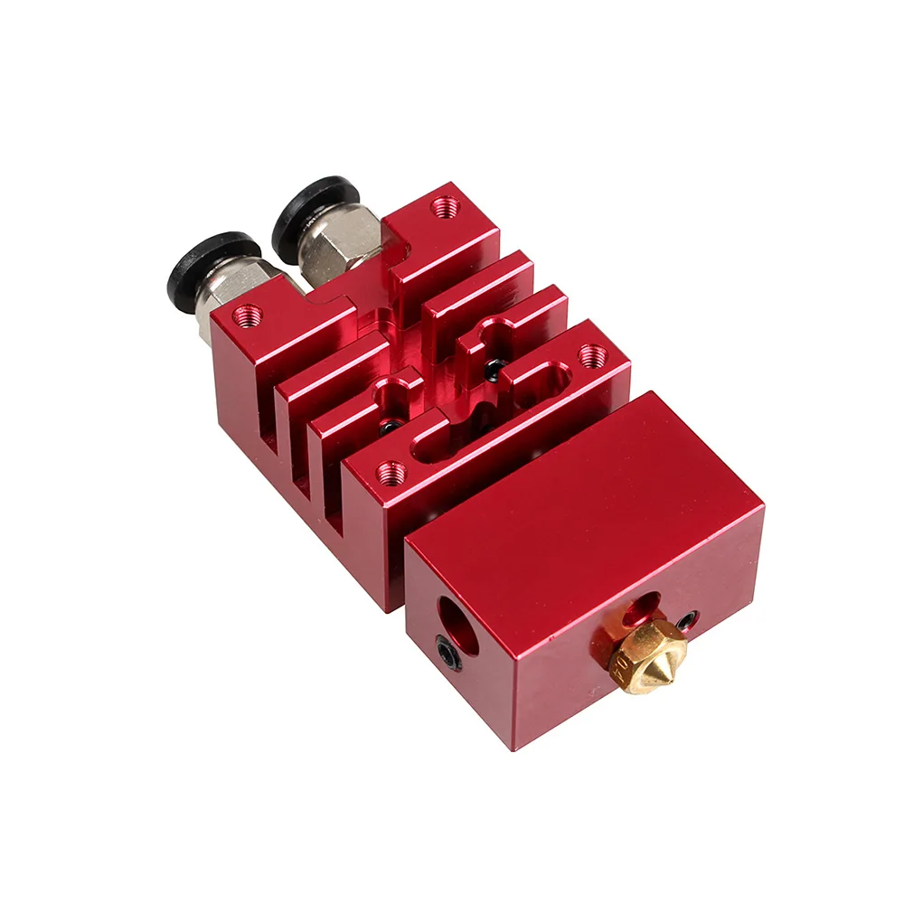

Funssor Updating Version Cyclops 2 In 1 Out Hotend Dual Color Switching Hotend Kit 0.4mm/1.75mm Nozzle