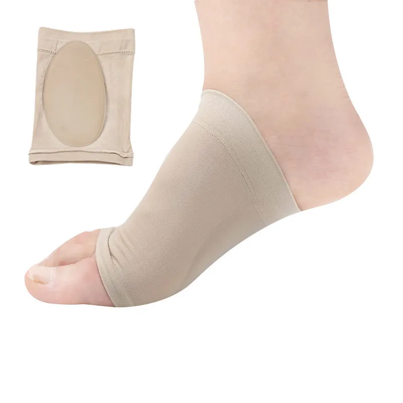 Эластичный силиконовый бандаж, поддержка свода стопы, корректный плоский массаж ног для мужчин и женщин, ортопедические стельки, стельки для ног, Прямая поставка