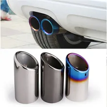 1pc Car emblem Exhaust Muffler PIpe covers For Volkswagen VW Golf 6 Golf 7 Mk6 Mk7 Bora Jetta Polo Scirocco Lavida 1.4T TSI