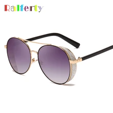 Ralferty, женские солнцезащитные очки, роскошный бренд,, UV400, негабаритные, круглые, солнцезащитные очки, женские, блестящие, солнцезащитные очки, ретро оттенки, R8962