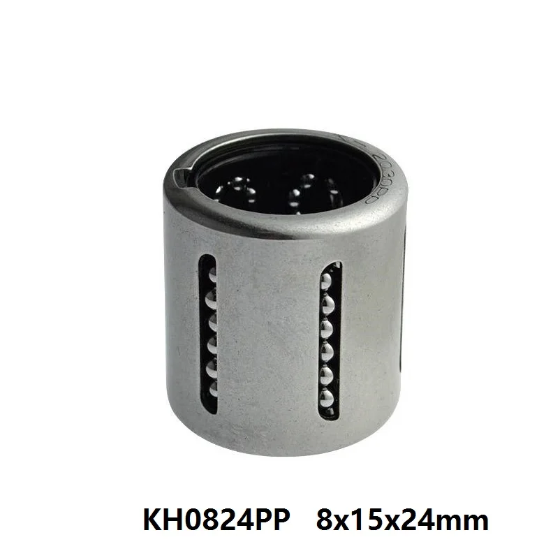 

20 шт./лот KH0824PP 8 мм миниатюрные линейные шарикоподшипники, линейная втулка для прессования 8 мм рельса вала, маршрутизатор с ЧПУ 8x15x24 мм