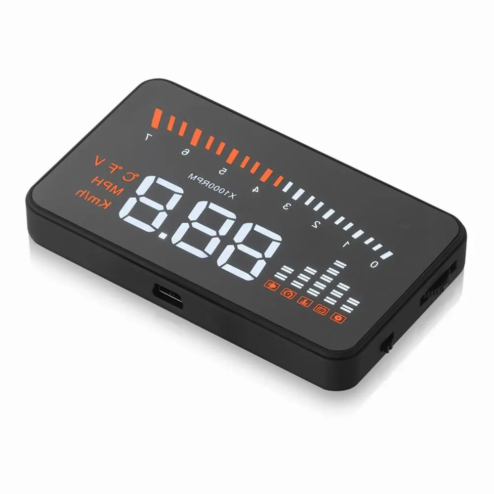 

X5 HUD Head Up Display Car Styling Speed Alarm OBD II OBD2 car hub windshield Projector Car Accessories