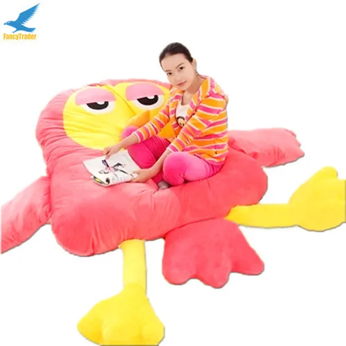 Fancytrader Giant Plush Soft Stuffed Owl Sofa Bed Beanba Sleeping Bed Mattress 2 Colors, Nice Gift FT90901 (9)