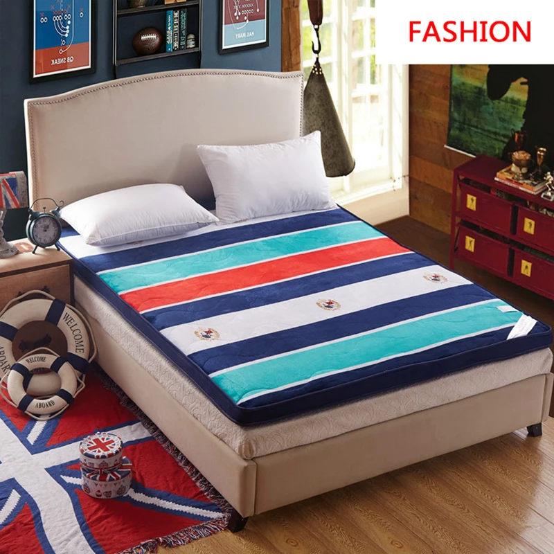 Thick Warm Foldable Single Or Double Mattress Fashion NEW Topper Quilted Bed Hotel