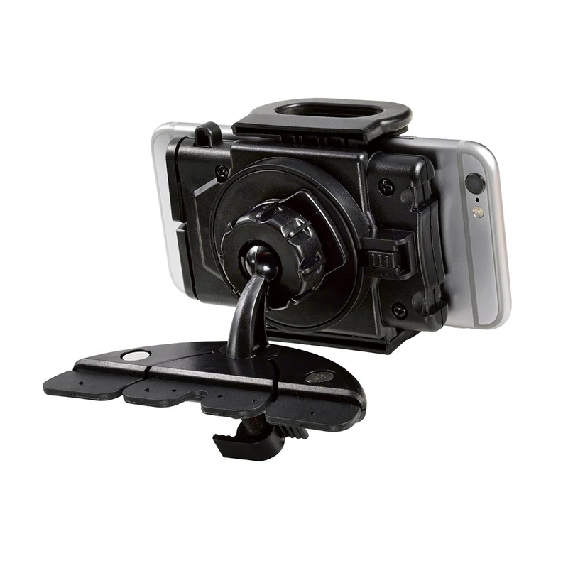 Высокое качество Универсальный черный 360 градусов Автомобильный CD слот держатель для телефона Подставка для gps мобильного телефона для huawei P30 lite pro