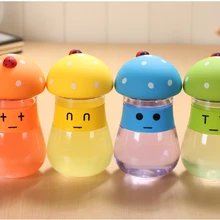 320 мл кружка-bellied грибы стеклянные простые прозрачные чашки воды однослойный утолщение с крышкой