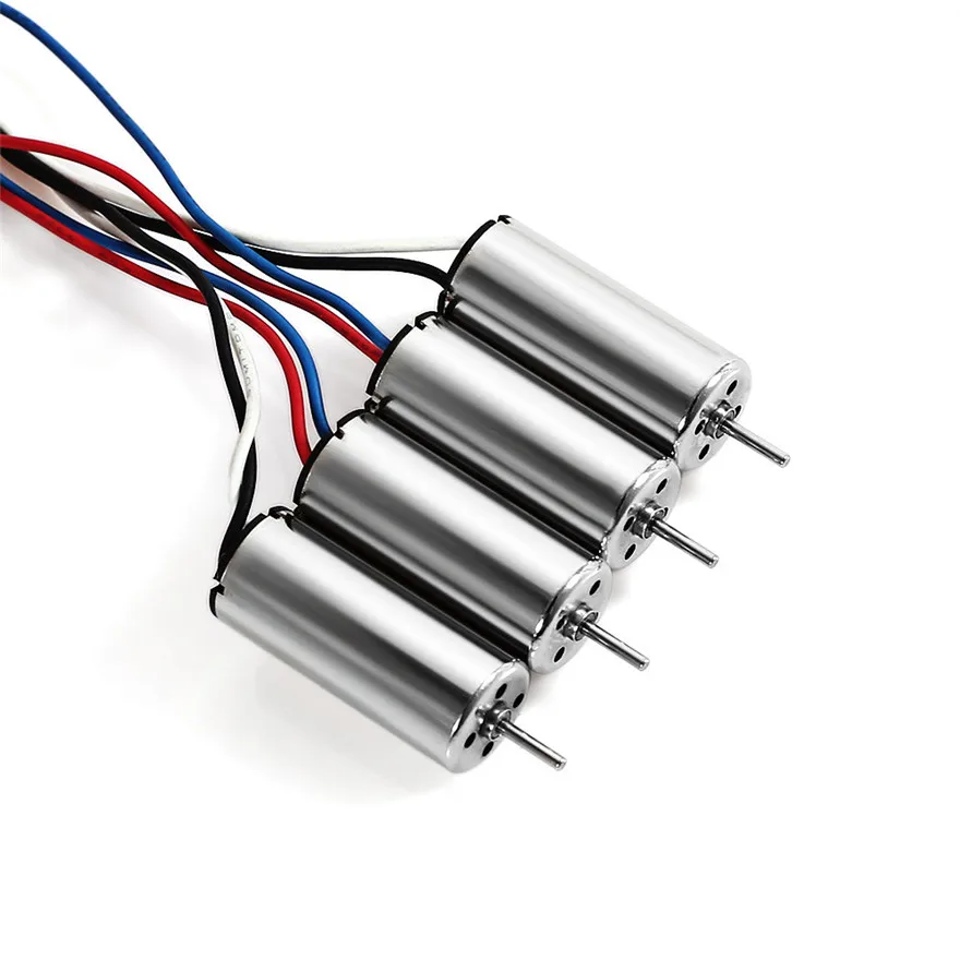 

4pcs Mini Coreless Motors 1S 3.7V 8520 Brushed Motor 2cw 2ccw for Drone Motor Accessories