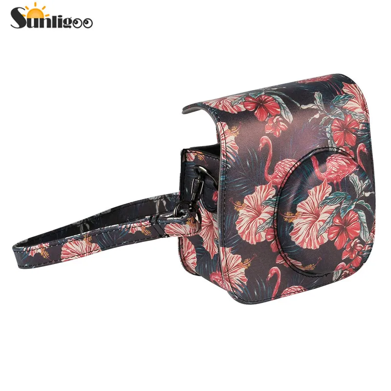 Классический винтажный Чехол Sunligoo из искусственной кожи Mini 8/8+ Mini 9 для камеры Fujifilm Instax Mini 8 Mini 8+ Mini 9