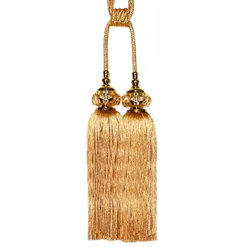 

2 Pcs 4 Balls Crystal Double Ball Curtain Hanging Balls Curtains Tassels Curtain Tiebacks Bandages Brushes Curtain Accessories