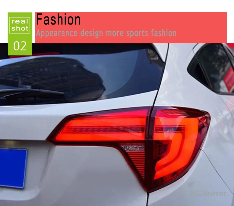 4 шт. автомобиля Стайлинг для Honda vezel задние фонари 2015-2018 для vezсветодио дный EL светодиодные задние лампы + поворотник + тормоз + светодио дный