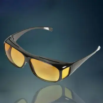 

2019 High Quality Driving Night Vision Yellow Lens Sunglasses Driver Safety Sun glasses Goggles Type Glass Brand New
