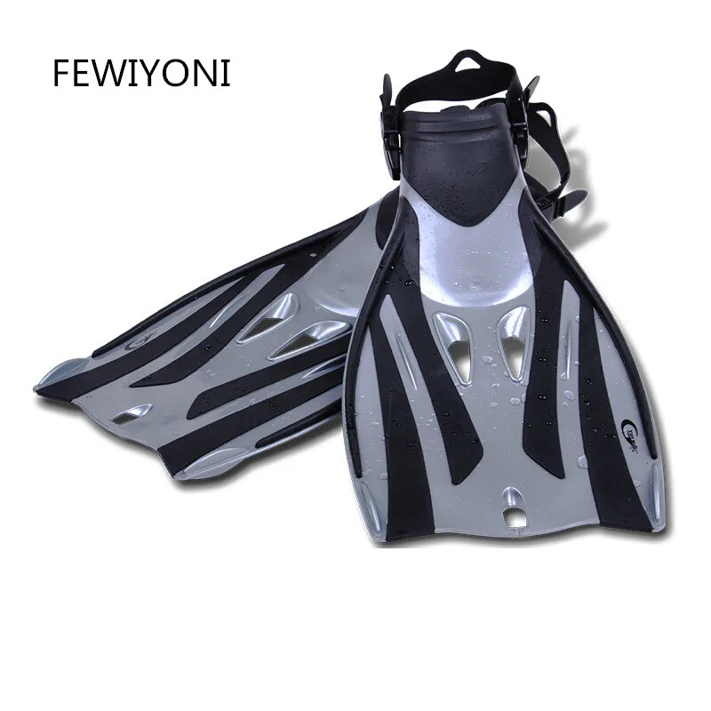

FEWIYONI Adjustable Scuba Diving Fins For Adult Women Or Men Swimming Training Equipment Monofin Shoes Snorkeling Flippers