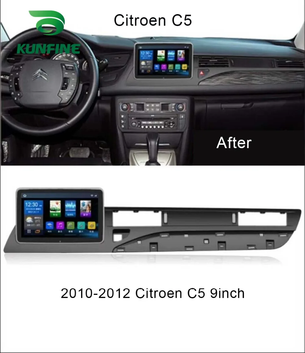 Excellent Octa Core Android 8.1 4GB RAM 64GM ROM Car DVD GPS Navigation Player Deckless Car Stereo For Citroen C5 2010-2012 Radio 1