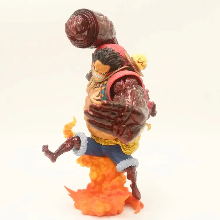 

24cm ONE PIECE Monkey D Luffy Gear Fourth Fighting Animation Figure Model