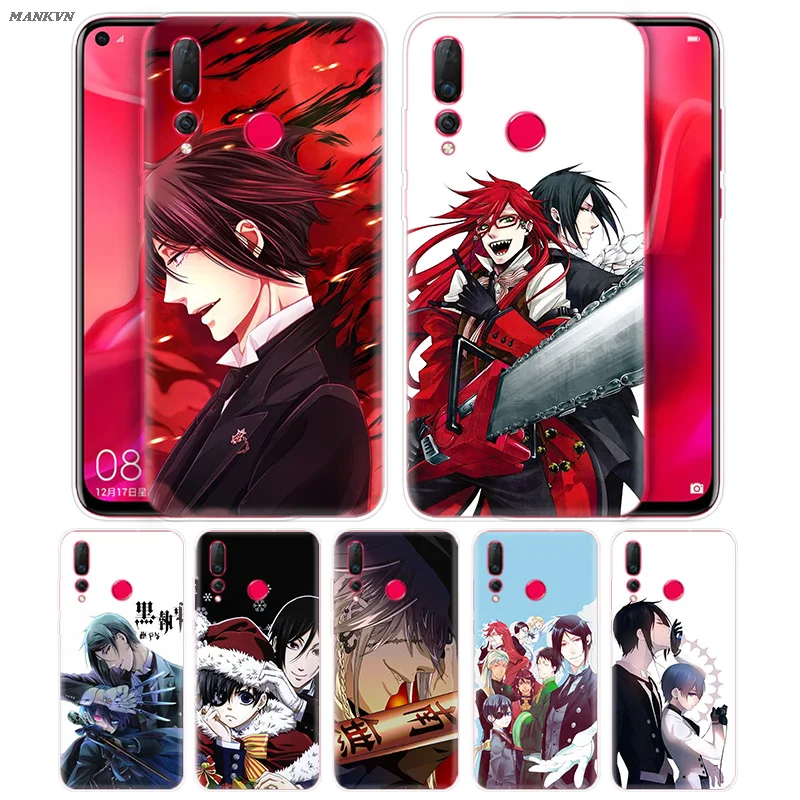 

Black Butler Anime Cartoon Phone Case for Huawei Honor 7C 7A 7S 8X 8C 8A 8S 9i 9N P8 P9 Y9 Y5 Y6 Y7 Lite Pro 2018 2019 Cover