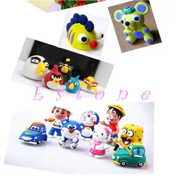 

HBB Kids DIY Craft Soft Polymer Modelling Clay Plasticine Block Educational Toy 24 colors