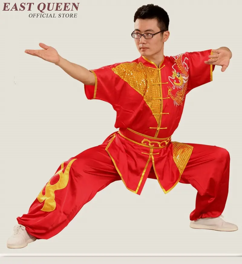 Кунг Фу Форма одежда Брюс Костюм Восточный стиль форма для кунгфу Китайская традиционная AA2145 X