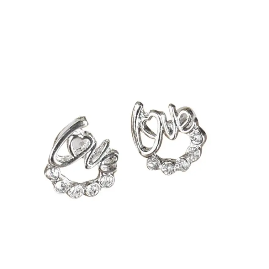 

GEMIXI Fashion 1 Pair Women Lady Elegant Crystal Rhinestone Ear Stud Earrings New Fashion 4.13