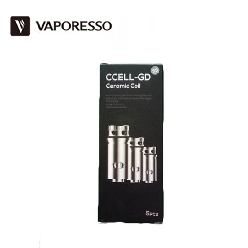 15 шт./лот Vaporesso CCELL GD керамическая катушка подходит для электронной сигареты Guardian Tank 0.5ом 0.6ом Головка Катушки Vape испаритель