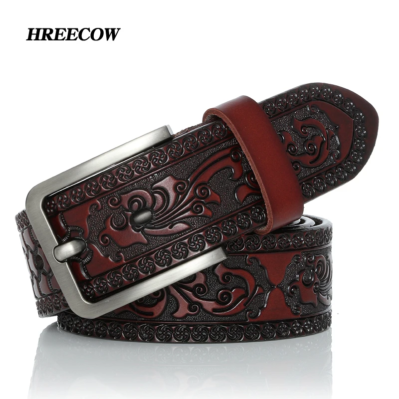 Belts For Men High Quality Cow Genuine Leather Des
