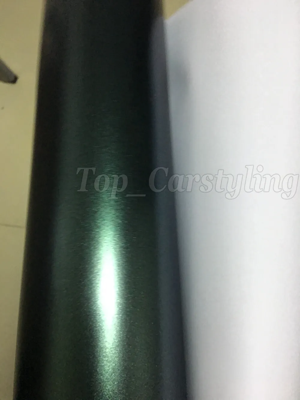 frosty green metallic chrome matte car wrapping film (3)