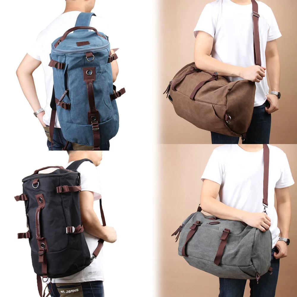 Portable Canvas Backpack Backpack Travel Outdoor Laptop Hiking Luggage Gym Satchel Bag Duffle Portable Canvas Backpack Backpack Travel Outdoor Laptop Hiking Luggage Gym Satchel Bag Duffle