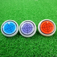 Профессиональный зажим для шляпы для гольфа мяч маркер наклон установка уровня чтения кепки клип учебные пособия для гольфа Спорт и на открытом воздухе аксессуары