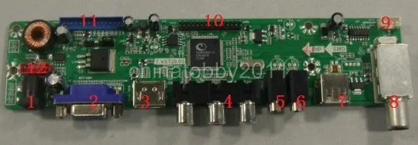 21,5 Дюймов T215HVN01.0 M215HW03 V1 V2 ТВ/ПК/HDMI/CVBS/RF/USB/аудио ЖК-экран панель контроллера VST29.03B(без ЖК-дисплея