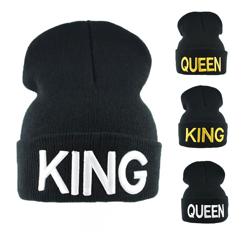 KING-QUEEN-Letter-Knitted-Beanies-Winter-Autumn-Knitted-Beanie-Lover-Hip-hop-Hats-Skullies-Ski-Sports